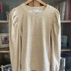 Evereve Soft Neutral Crewneck Sweatshirt